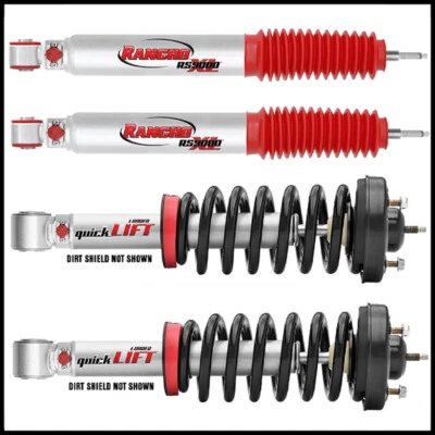 Kit de elevación Rancho QuickLift 2,25" amortiguadores y puntales niveladores para Tundra 2000-06 4x4 Foto 1 de 4