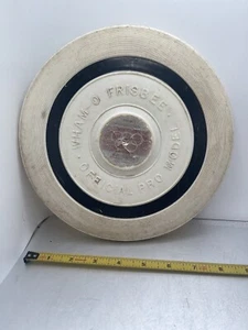 Vintage 1965 Wham-O Professional Sport Model White Frisbee 106 Grams ROUGH EDGE! - Picture 1 of 14