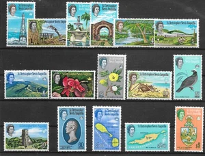 ST.KITTS-NEVIS SG129/44 1963 DEFINITIVE SET MNH - Picture 1 of 1