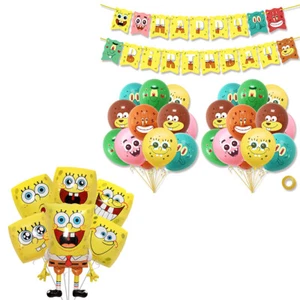 SpongeBob SquarePants Balloons Foil latex balloons Birthday Party Decoration - Picture 1 of 15