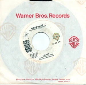 RANDY TRAVIS -THE BOX / HONKY TONK SIDE OF TOWN - Picture 1 of 1