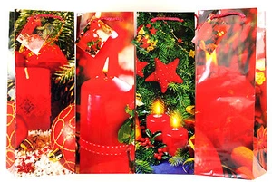 Geschenktüten 96 Stk Flaschentüte Flaschenbeutel Weihnachten Weihnachtstüte 520 - Bild 1 von 3