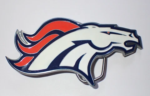 DENVER BRONCOS LOGO BELT BUCKLE LICENSED NEW Cover