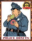 Police Donuts - 1970S - Metal Sign 11 X 14