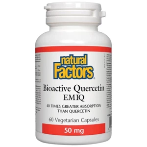 Natural Factors Bioactive Quercetin EMIQ, 60 gélules