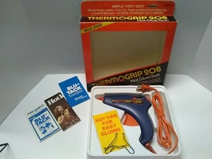 Vintage Emhart ThermoGrip 208 Electric Hot Glue Gun w/ Stand Decorate Crafts USA - Picture 1 of 6