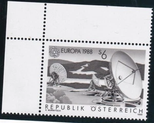 Austria 1988 Europe CEPT black proof - Picture 1 of 1