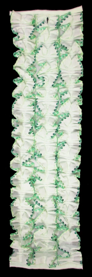 Винтажная зеленая рубашка смокинг с оборками на пуговицах Dickie 1970-е выпускной День Святого Патрика - Изображение 1 из 1