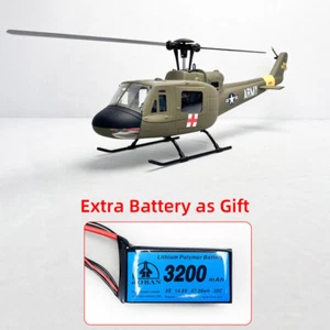 Roban 450 Tamaño UH-1D Ejército RTF RC Helicóptero X1 SISTEMA DE CONTROL INTELIGENTE - Imagen 1 de 9
