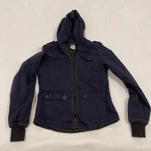 Giacca utility blu navy con cappuccio Live Billabong taglia large - Foto 1 di 10