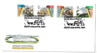 10/4/1984 UK GB FDC - Urban Renewal - Perth Special Postmark - Image 1 of 2