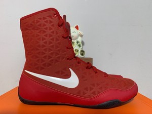 nike boxing boots red