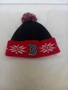 NWOT MLB BOSTON RED SOX NEW ERA CAP HAT KNIT SKULL BEANIE CHILD UNISEX JULY 2010 - Picture 1 of 8