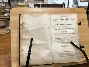 1833 Das Kleine Davidische Psalterspiel Der Kinder Zions Alten und Neuen - Picture 1 of 7