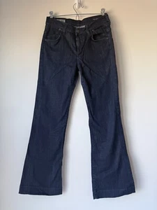 Citizens Of Humanity Hutton #251 High Rise Wide Leg Dark Wash Pants Womens 28 - Picture 1 of 14