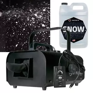 ADJ VF Flurry Snow Machine Flake Effect Remote + Gallon Fluid/Juice - Picture 1 of 6