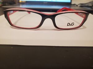 NEW Dolce & Gabanna Eyeglasses DG1178 1565 BLACK/ RED 50mm /16/130MM B25MM