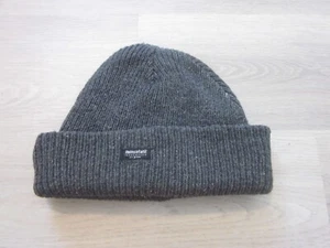 Men's Thinsulate Large Wool Blend Beanie. Lined. Dark Grey Marle. - Picture 1 of 5