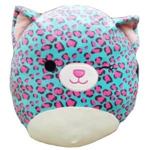 LARGE 40CM 16" Squishmallow Chelsea LEOPARD Soft TOY squishmallows CAT VALENTINE - Picture 1 of 2