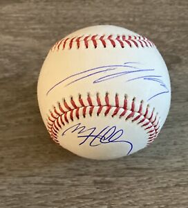 Jackson & Matt Holliday Signed Official MLB Baseball Baltimore Orioles W/ PROOF