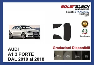 pellicola oscurante Audi A1 3 porte dal 2010 al 2018 kit posteriore STANDARD - Imagen 1 de 1