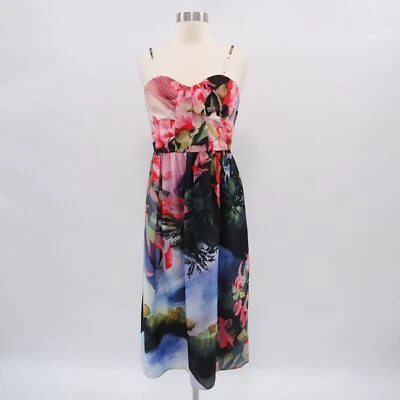 Vestido Corey Lynn Calter Midi Mujer Daybreak Floral 6P Pequeño Sin Tirantes Foto 1 de 4