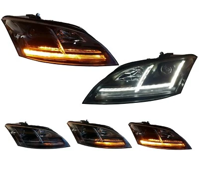 Xenon Scheinwerfer für Audi TT TTS 8J 08-14 Led Laufblinker D1S HID Tagfahrlicht - Bild 1 von 4