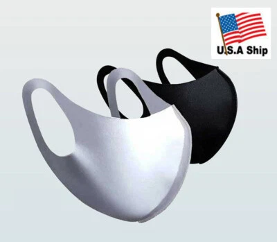 5 PCS Face Mask Fashionable / Easier Breath / Reusable / Washable Ship from USA - Image 1 of 4