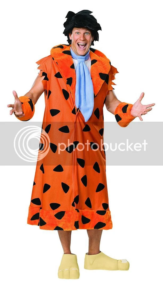 Disfraz de Fred Picapiedra de Los Picapiedra para Hombre Adulto Talla Grande Foto 1 de 1