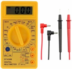 Digital Multimeter DT830B Messgerät inkl. Prüfkabel Messgerät Widerstand Spannug - Bild 1 von 8