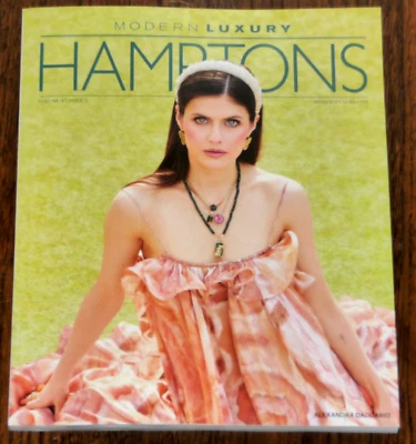 HAMPTONS MODERN LUXURY MAGAZINE- MEMORIAL DAY ISSUE-FEATURING ALEXANDRA DADDARIO