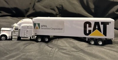 Norscot Group Inc. Diecast CAT Peterbuilt Truck & Trailer , Toy Vehicle - Image 1 of 4