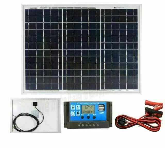 Lowenergie 30W Polycrystalline Solar Panel Kit - White