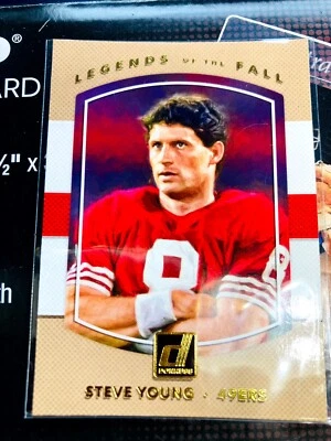 2017 Donruss Legends of the Fall #3 Steve Young V801 - Image 1 of 2