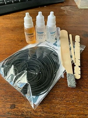 Linna 100 Rubber Drive Belt Bands 30-80mm Cassette Tape Machines 10ml Oil Clean - Image 1 of 4