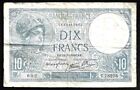 World Paper Money - France 10 Francs 1940 @ Fine Cond. Ref.# 226