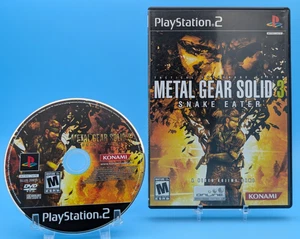 Metal Gear Solid 3: Snake Eater (Sony PlayStation 2, 2004) Case & Disc - Tested - Picture 1 of 5