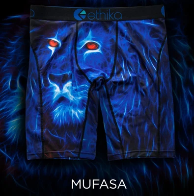 Calzoncillos boxer Ethika Staple | Mufasa | Talla pequeña | Azul Foto 1 de 4