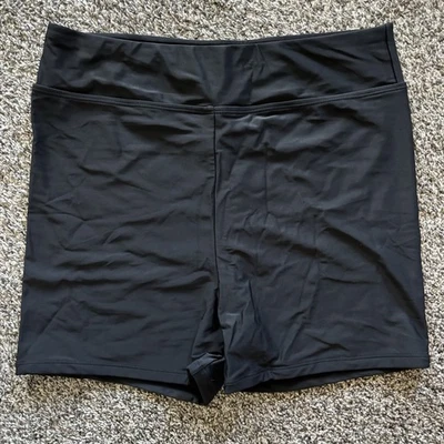 Pantalones cortos de natación negros de cintura alta para mujer Coral Reef talla L nuevos sin etiquetas Foto 1 de 4