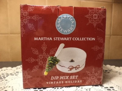 Martha Stewart para Macy's Vintage Holiday Dip Mix Set Nuevo en Caja 2012 Foto 1 de 4