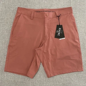 Rhone Commuter Nantucket rot Herren 30 Performance Flex 9 Schrittlänge Shorts neu - Bild 1 von 11
