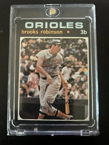 1971 TOPPS BASEBALL #300 BROOKS ROBINSON BALTIMORE ORIOLES - Foto 1 di 2