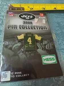 Brett Favre New York Jets QB #4 Collectible Pin 2008 NFL Players NFL Hess - Picture 1 of 7