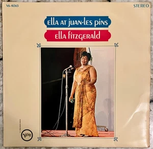 Ella Fitzgerald "Ella At Jaun-Les Pins" 12" Vinyl Record LP (S VG+/R VG+) - Picture 1 of 5