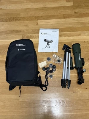 Backpack Celestron TravelScope 60 Refractor Telescope Tripod Lenses 22002-DS - Image 1 of 4
