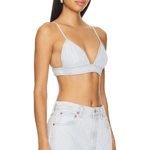 Agolde Denim Bralette XL - Picture 1 of 16