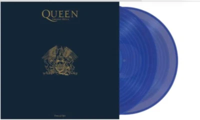 QUEEN GREATEST HITS II BLUE VINYL LIMITED ED. 2 LP NEW SEALED W/DAVID BOWIE - Imagem 1 de 2
