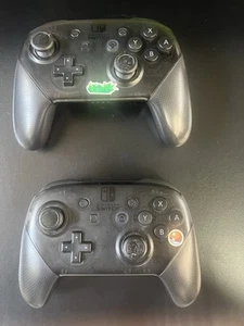 2 Nintendo Switch Wireless Pro Controller - Black - Stick Drift - Afbeelding 1 van 8