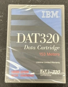 Factory Sealed IBM DAT320 160GB 320GB DATA CARTRIDGE TAPE 153M - Afbeelding 1 van 3
