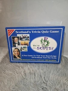 Scotland's Trivia Quiz Game We're The Scots Vintage Boardgame - Picture 1 of 5